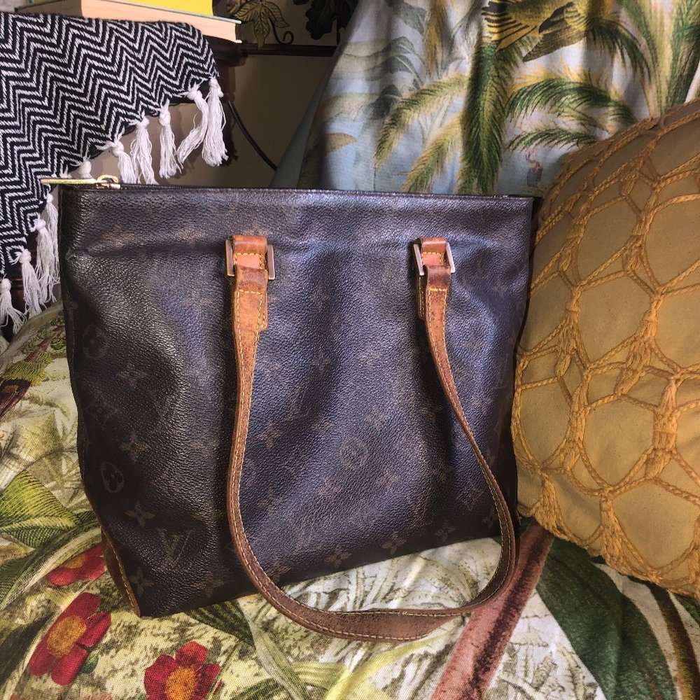 Auth Louis Vuitton Cabas Piano Tote Bag